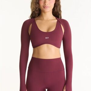 Set Active Lux Bolero in Ruby